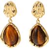 Clip On Earrings for Non Pierced Ears, Gold Tone Lightweight Clip-On Earrings for Women, Vintage Style Jewelry for Everyday Wear