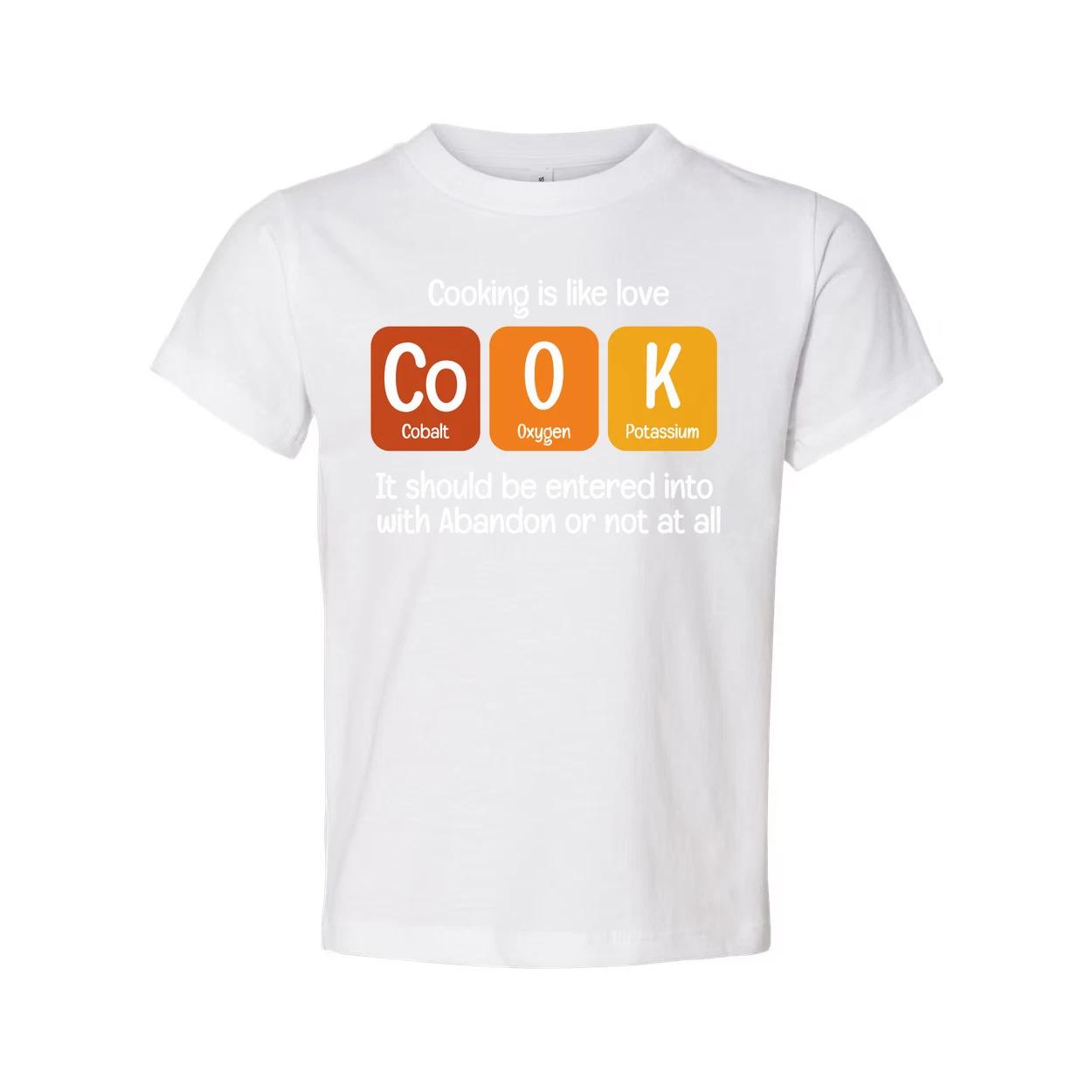 Science Themed Unisex T Shirt With Chemistry Pun About Cooking And Elements For M