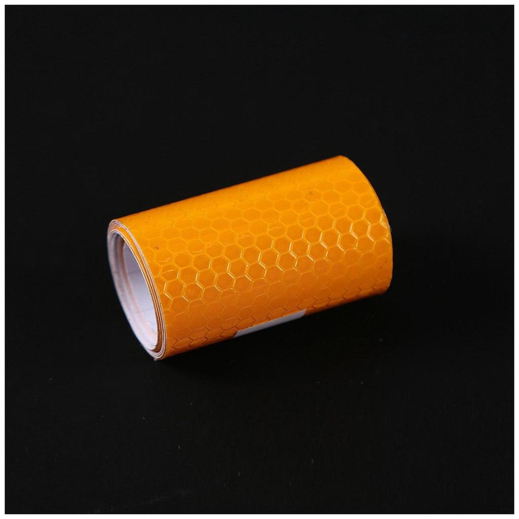 Tri-Color Reflective Crystal Grid Tape for Cars, Bikes, and Motorcycles