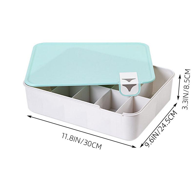 Storage Drawer Divider Boxes Bra Underwear Panties Socks Organizer Holder Stacked Finishing Box