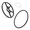 6PCS Pool Equipment Seals Replacement Quick Installation Rubber Texture Suitable for Any Weather Performances Safe