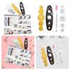 Cover Button Tool DIY Button Craft Universal Flat Back Button Covers DIY Button Craft Set for Luggage Jeans Sweater Jacket Shirt