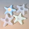 Lovely Starfish Candlestick Silicone Mold Multiple Colors Creative Diy Handmade Drip Glue Mold Ocean Series Soap Gypsum Mould