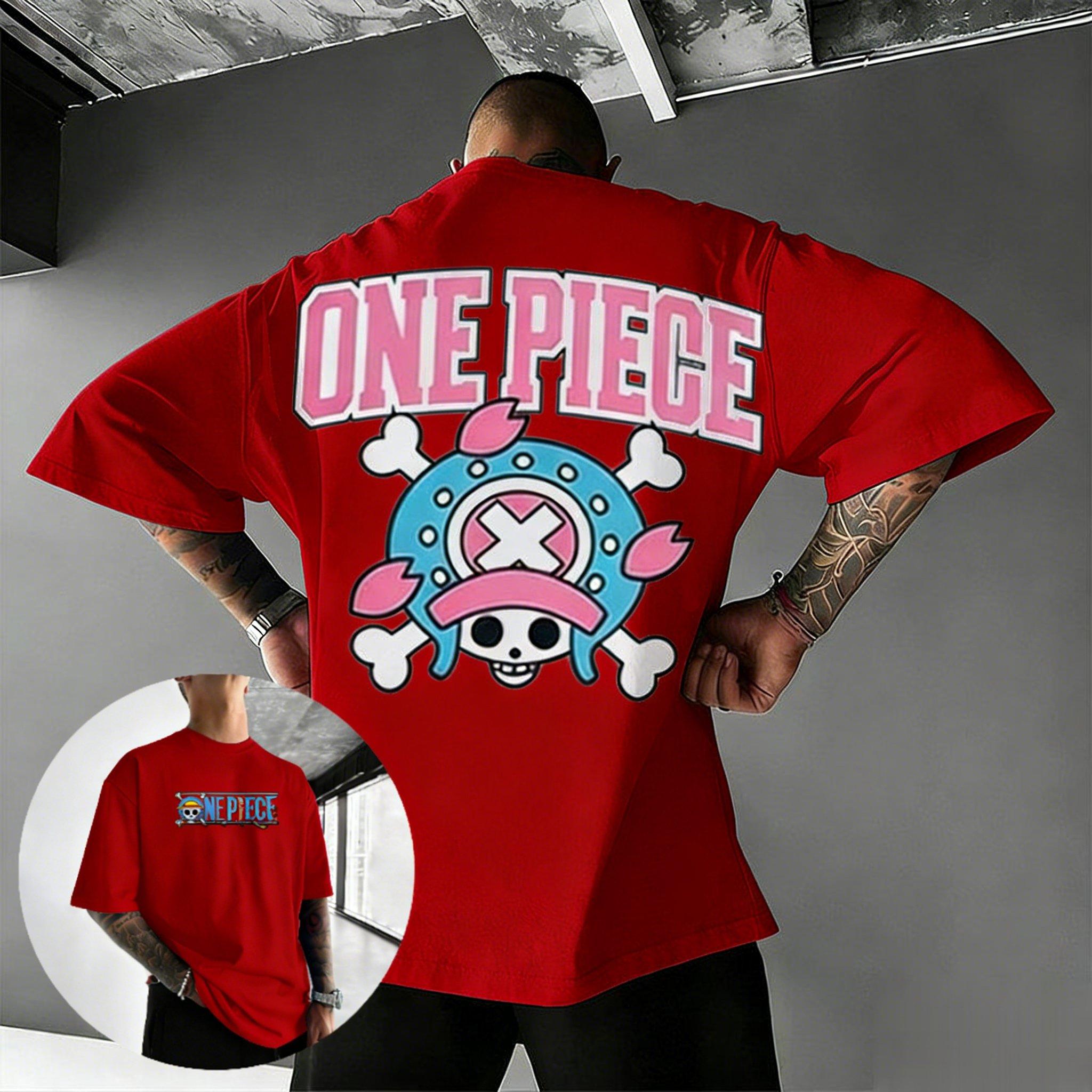 

Футболки з принтом Луффі з One Piece, стиль Y2K, з коротким рукавом, від Bandai, для чоловіків і жінок, літо 2026, вільні, дихаючі та спортивні, бавовняні 3XL