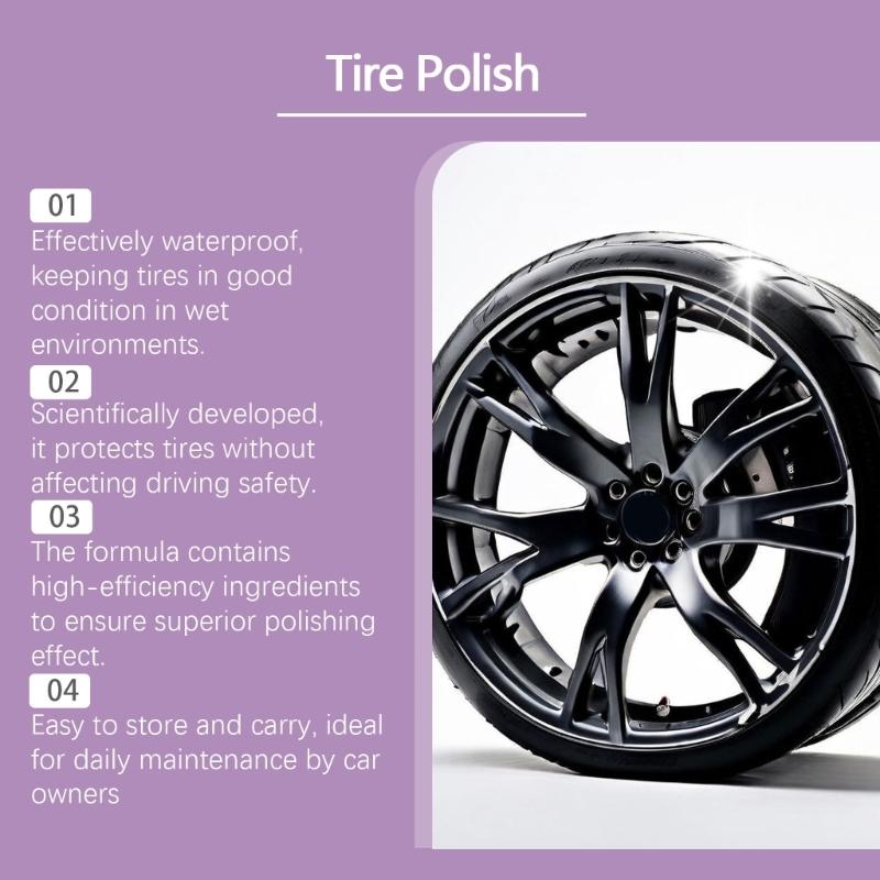 100g Tire Blackening Wheel Cleaners for Car Detailing Paint Iron Remover Cleaner Rims Wheels Dust Rust Remover