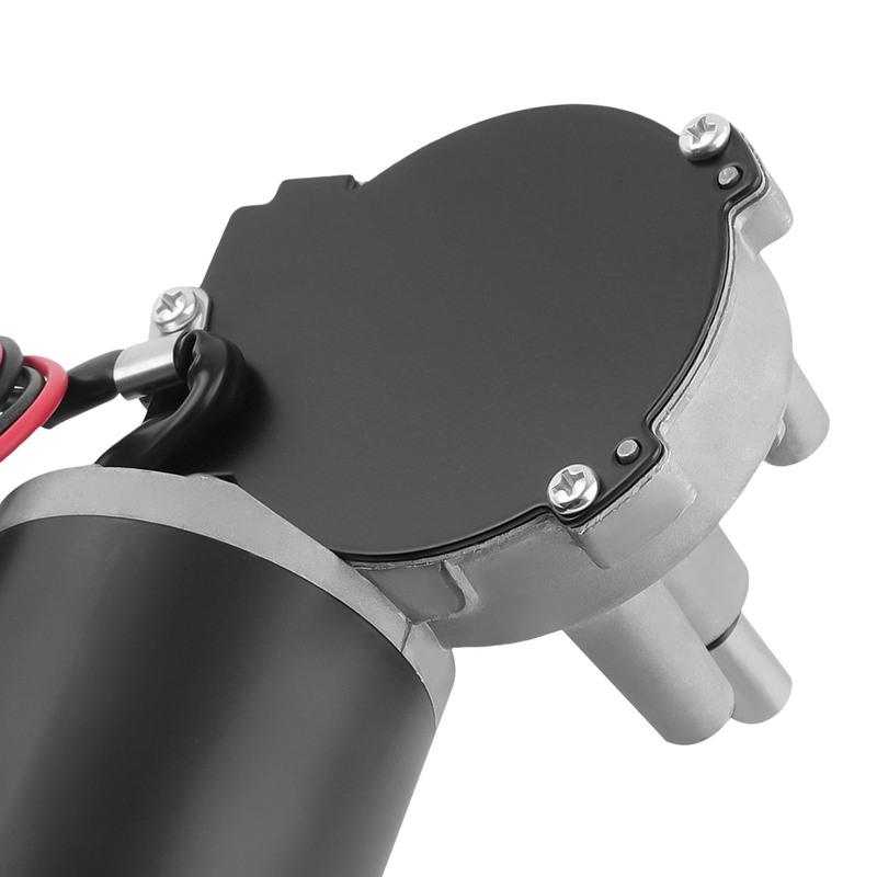 24V 45W High Torque Worm Gear Reducer  DC Electric Reversible Metal Gear Motor  10 Mm Diameter