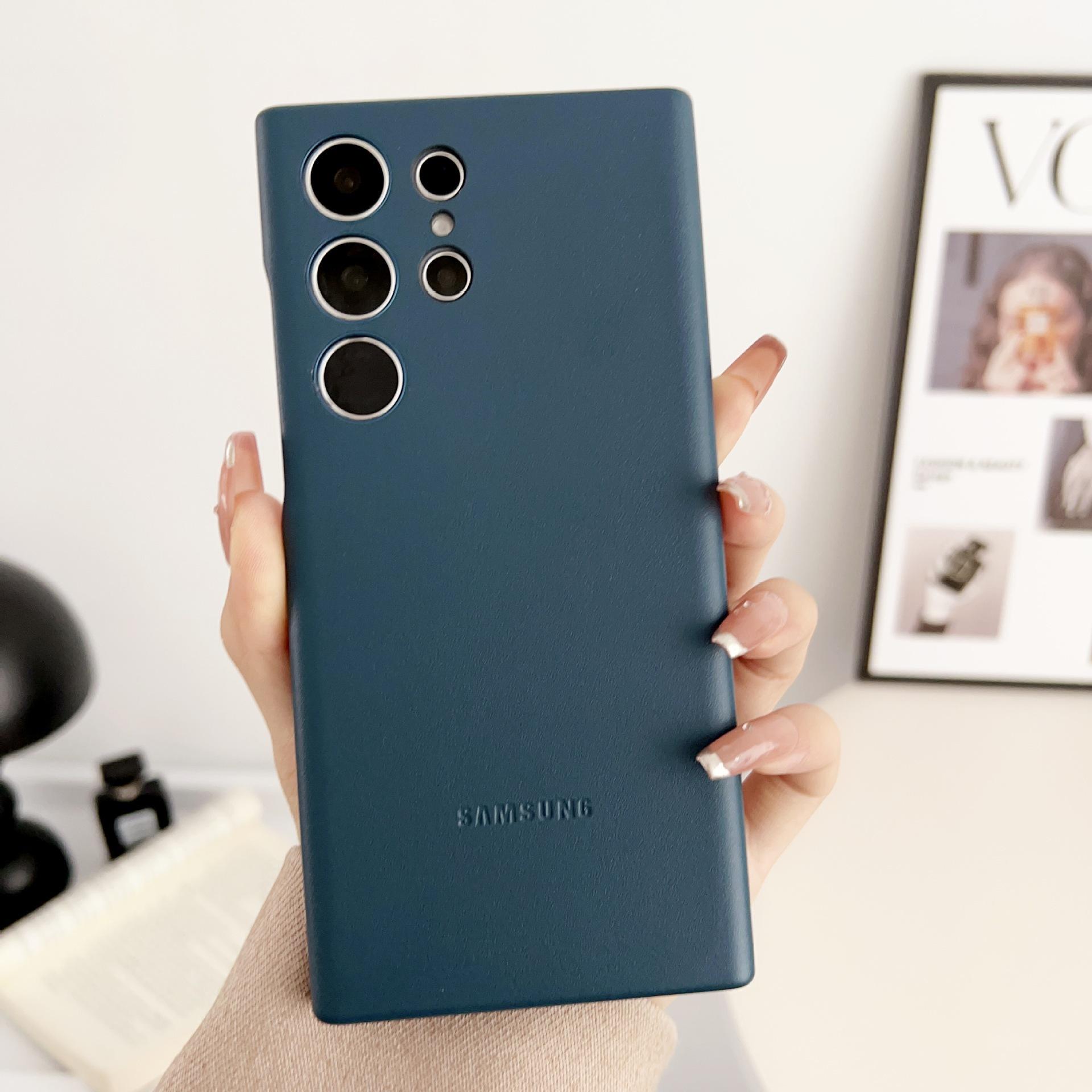 

Підходить для чохла для мобільного телефону Samsung S23ultra Шкіряний чохол S22ULTRA Захисний чохол S23 Шкіряний чохол Samsung S23ULTRA