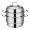 Yibao 304 Stainless Steel 3-Layer Steamer Pot