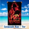 Beach Towel Custom Name Text, Quick Dry Large Towel For Beach HomeA Nightmare on Elm Street Freddy Krueger