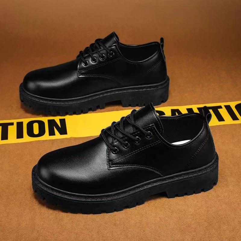 Herren Herbst 2024 Lässige Business Lederschuhe: Trendige wasserdichte Martin Boots im britischen Stil