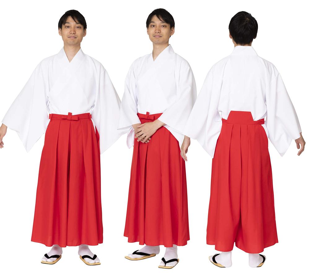 Clearstone Cosplay Halloween Colored Hakama Unisex Red