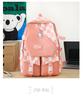 Four-piece Backpack Junior Senior High School Student Schoolbag Large Capacity Backpack
