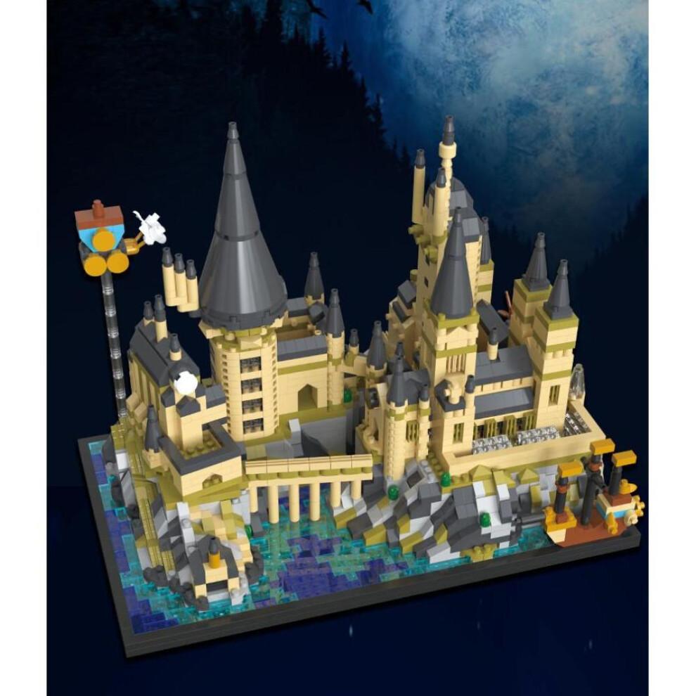 (Hogwarts School-2743Pcs) 2743Pcs Hogwarts School of Witchcraft and Wizardry Harry Potter block Home decoration Birthday Gift For Kids