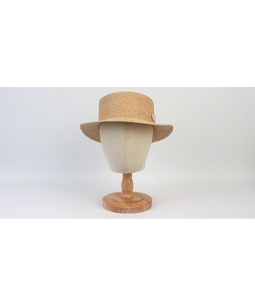 Yunibeosyeolkemiseuteuli Soft Raffia Simple Short Panama Hat Panama Hat