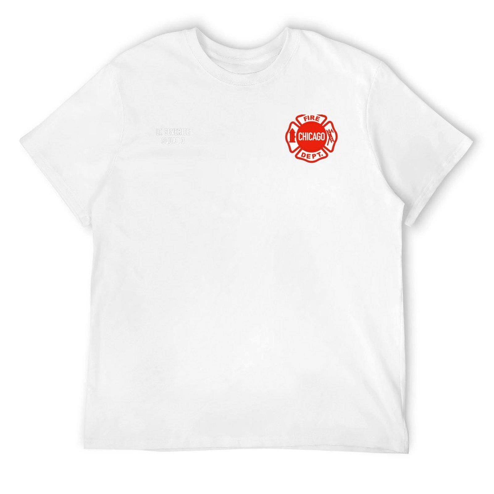

ПОЖАРНЫЕ ЧИКАГО - ЛТ. SEVERIDE - Футболка SQUAD 3 быстросохнущая быстросохнущая тяжеловесная футболка с графическим принтом однотонные футболки мужские S