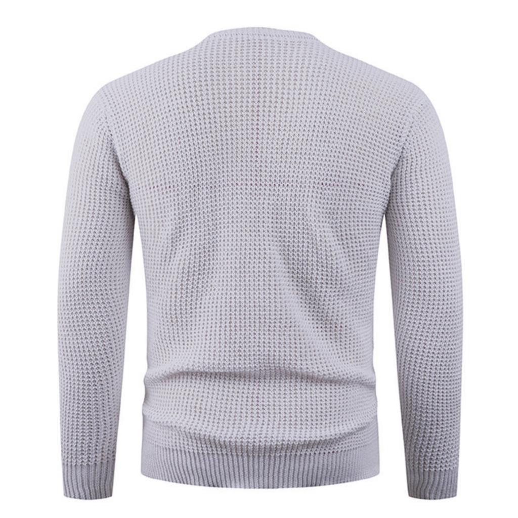 Men's And Women's Casual And Fashionable Knitted Sweaters, Long-sleeved Round-neck Knitted Checkered Top Sweaters