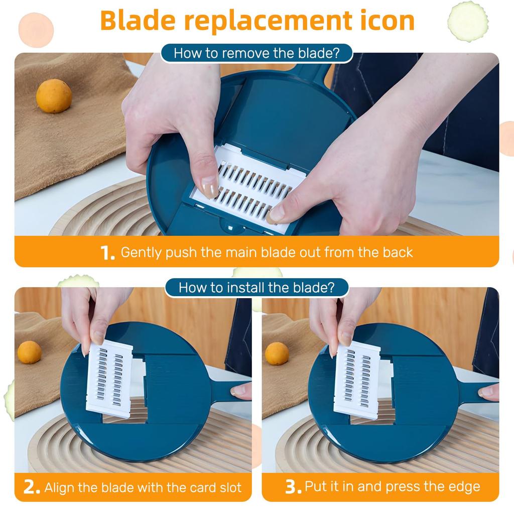 Nine-in-one Vegetable Cutter Multi-functional Carrot and Potato Manual Shredding and Slicing Machine Salad Utensils Kitchen Tool