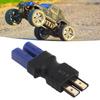 10Pcs EC5 To for Traxxas Adapter Rubber Plastic Copper Accurate Safe Light EC5 To Male Adapter for RC Car Aircraft Boat