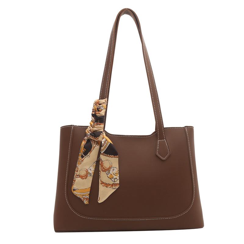 Large Bag Women's Large-capacity Bag, New Niche Shoulder Bag, College Student Class Commuting Tote Bag