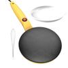 Ergonomic Grip Crepe Maker Nonstick Electric Pancake Pan Electric Crepe Maker  Breakfast Cooking