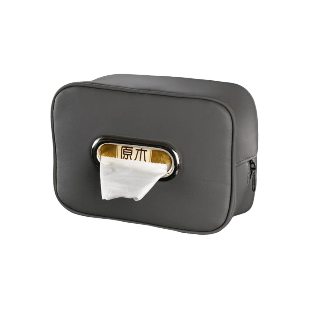 

Minimalist Seat Backrest Suspension Tissue Box Sun Visor Tissue Box Car Storage and Organization серый