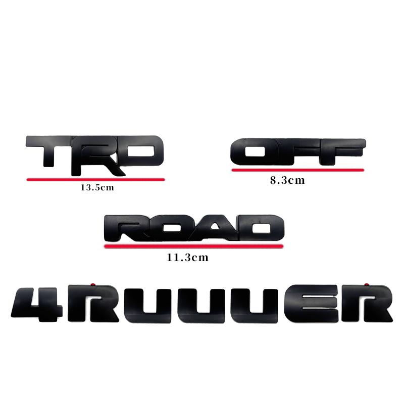 ABS Protection Stickers for Toyota 4Runner TRD 2010*2024, Modified Accessories for Front Grille and Vehicle Spoiler