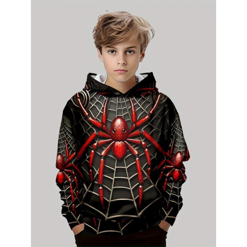 

Осенняя детская одежда 3D принт толстовка с капюшоном с длинным рукавом детская одежда для мальчиков мода мультфильм толстовка уличная одежда для детей 130CM