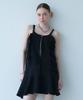 Mualeumoa Layer Patch Zip-Up Dress-Black