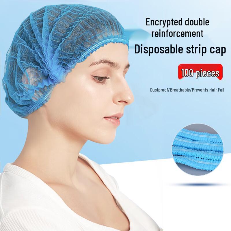 Disposable Non-Woven Hair Net Caps