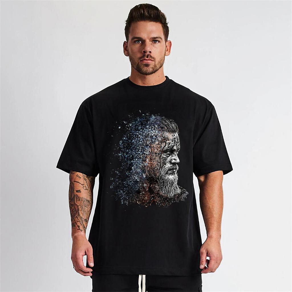 Men ODIN Vikingyins 5xl T Shirt Cotton Vintage Tall Tops Plus Size Tees Big Size Large Clothing TShirts Fashion