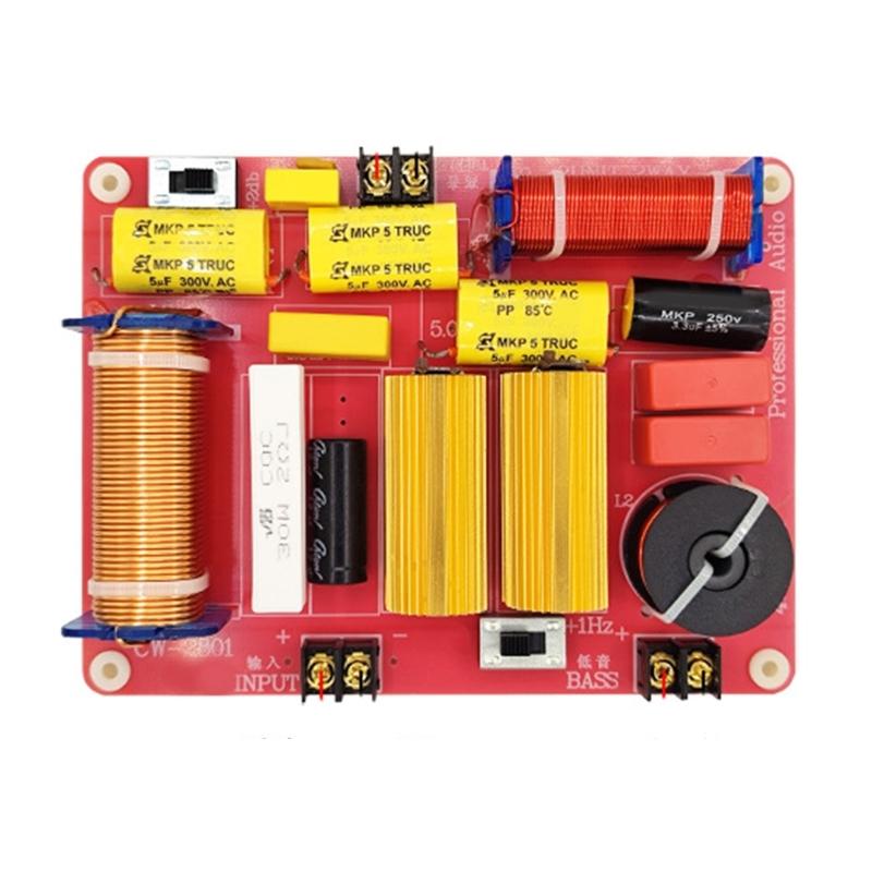 HiFi Sound Speaker Crossovers Filters, 2 Way Treble/Bass DIY Frequency Dividers for HiFi Sound Systems