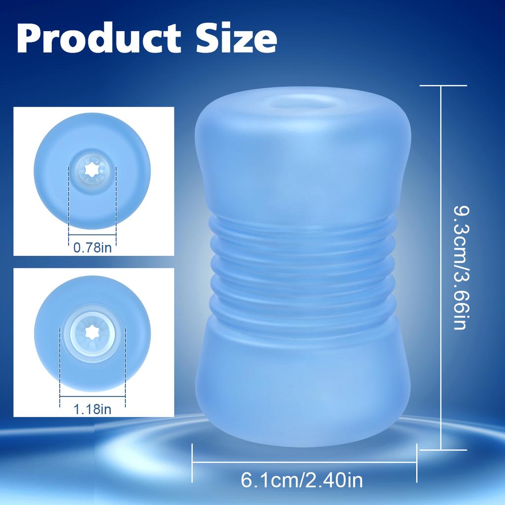 TPE Artificial Vagina Dual Channel Glans Sucking Sex Toys for Men Portable Male Masturbator Cup Delay Ejaculation Penis Massage