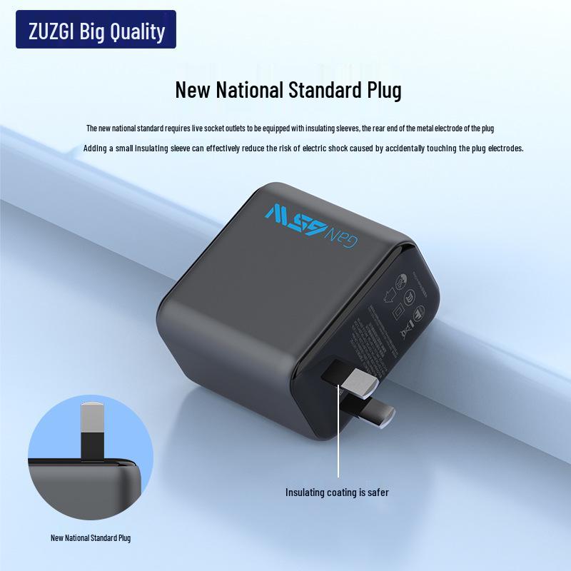 65W GaN Charger for Apple: Fast Charging for Tablets, Laptops, and Phones.