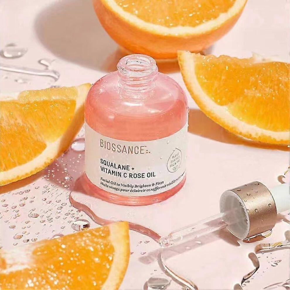 1pcs Squalane And Vitamin C Rose Oil 30ml 2025