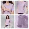 MJ STYLE Women's Pure Cotton Short Sleeve T-Shirt