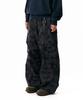 AAKAM Knee Pin-Tuck Camouflage Twill Pants (Black)