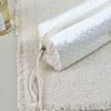 Zipper Closure Zipper Pouch Textured Surface Pencil Case High Quality Makeup Bag  Makeup Storage