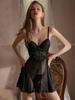 Luxury Lace Temptation Pajamas - Breathable Tulle Sling Dress for Women