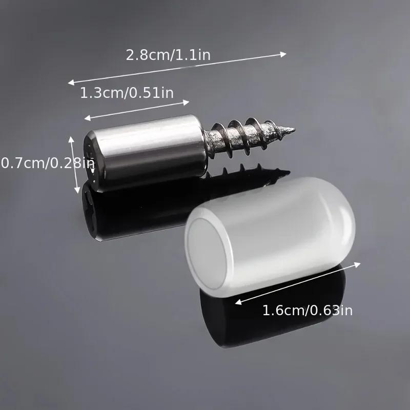 20 or 40Pcs Cabinet Shelf Support Screws–Self-Tapping Laminate Holder for Wood Panel,Furniture Shelf Fixing Fasteners,Zinc Alloy