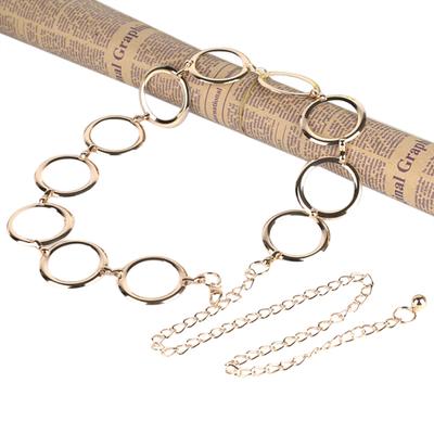 Frauen Damen Mädchen Metall Gold Taille Kette Gürtel Braut Hochzeit Party