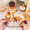 Cartoon Plush Coin Purse - Cute Mini Earphone Bag & Wallet for Students