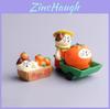 Small Resin Cat Miniature Dollhouse Decoration For Home Office Display