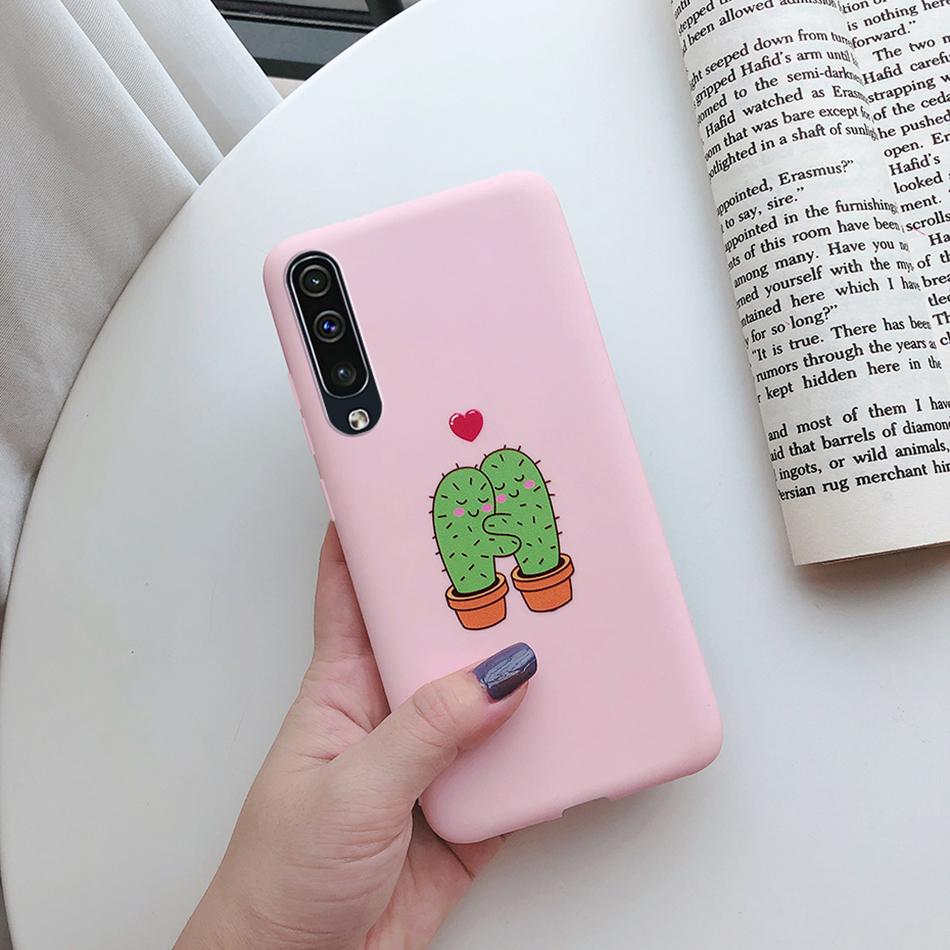 

Love Heart Case For Samsung Galaxy A20 A30 A40 A50 A70 A20E Silicone Case Cute Cat Cactus Phone Cover Galaxy A20S A30S A50S Case Galaxy A50 A50S A30S