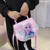Princess-Style Cartoon Crossbody Bag - Cute Handheld Shoulder Purse for Girls