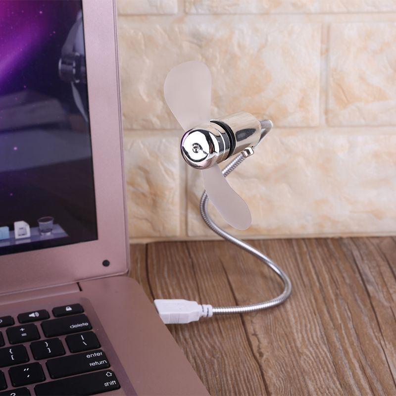 Energy Saving Usb Cooling Fan Flexible Gooseneck Electric Motor Fan With Switch For Notebook Laptop