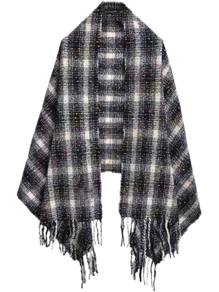 

Новый круглый шарф-снуд из имитации кашемира, шарф-шаль с универсальной атмосферой высокого класса, теплый 180cm*65cm 210g