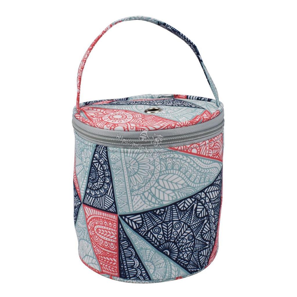 Cross-border DIY Crochet & Knitting Yarn Storage Bag, Large Capacity, Small Barrel Design