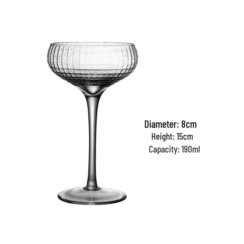 LK Glass Butterfly Cocktail Goblet