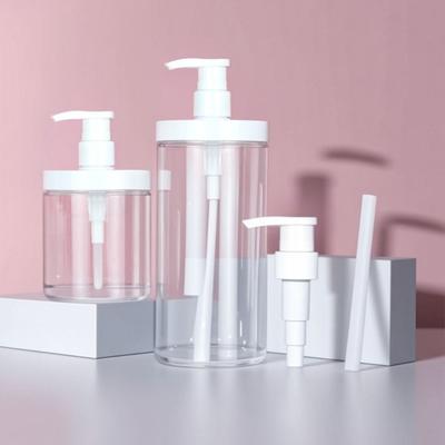 Brede mond pomp fles dispenser heldere opbergfles voor shampoo conditioner lotion