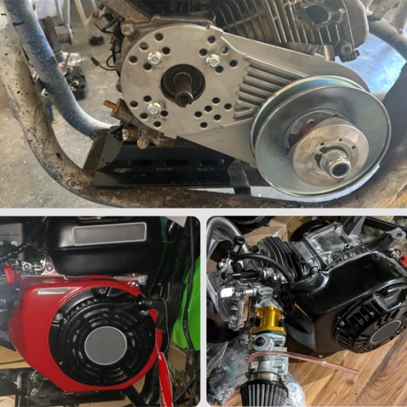 Drehmomentwandler Motor Motorheber Platten-Kit für Minibikes 196cc 212cc Heberplattenhalterung Stahlkonstruktion